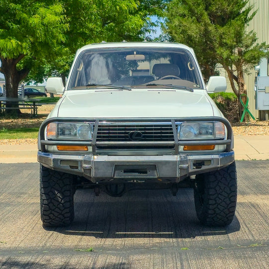 80 Series Front Plate Bumper