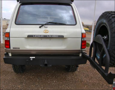 80 Series Rear Plate Bumper