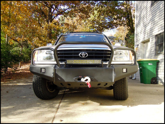 100 Series Front Plate Bumper