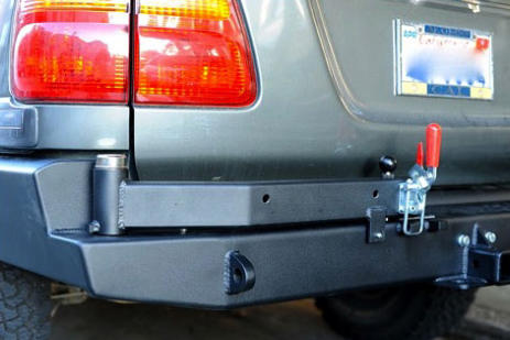 100 Series Rear Plate Bumper