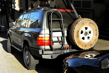 100 Series Rear Plate Bumper