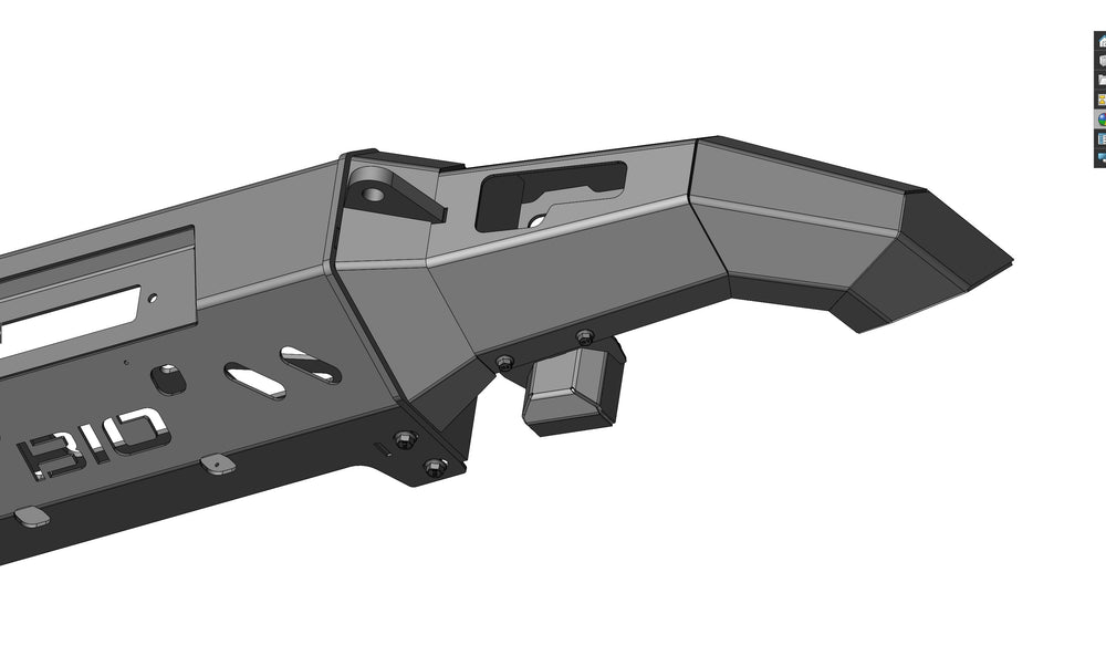 80 Series Front Plate Bumper