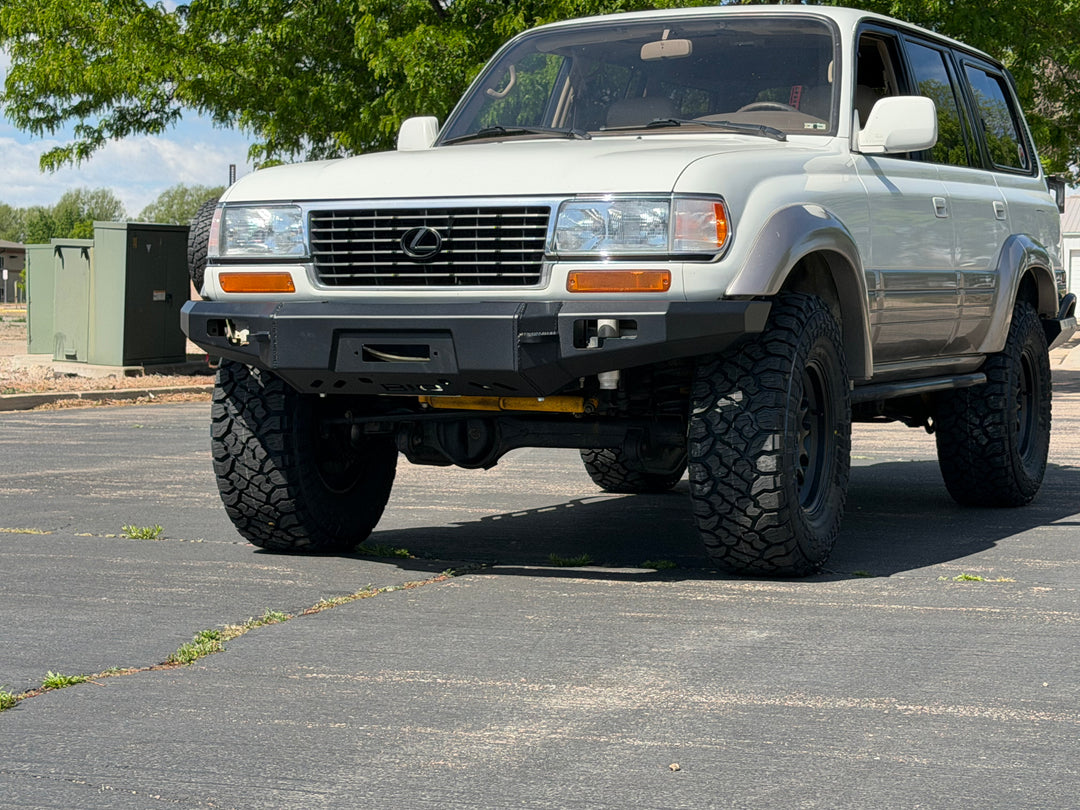 80 Series Front Plate Bumper