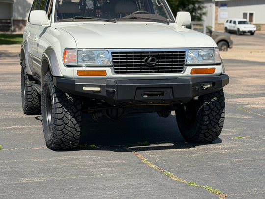 80 Series Front Plate Bumper