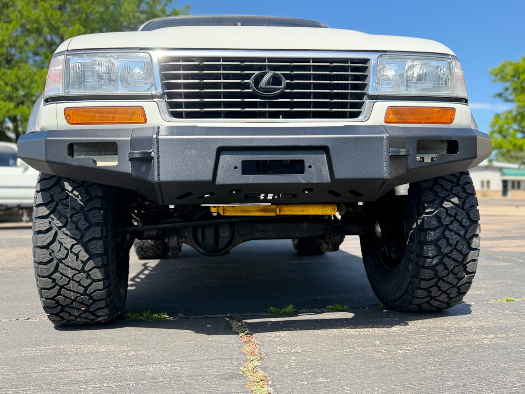80 Series Front Plate Bumper