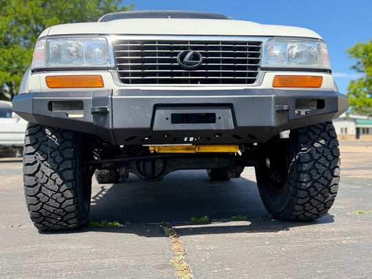 80 Series Front Plate Bumper